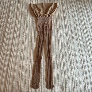 Commando Control Top Tights X-Large New Nude Reinforced waistband